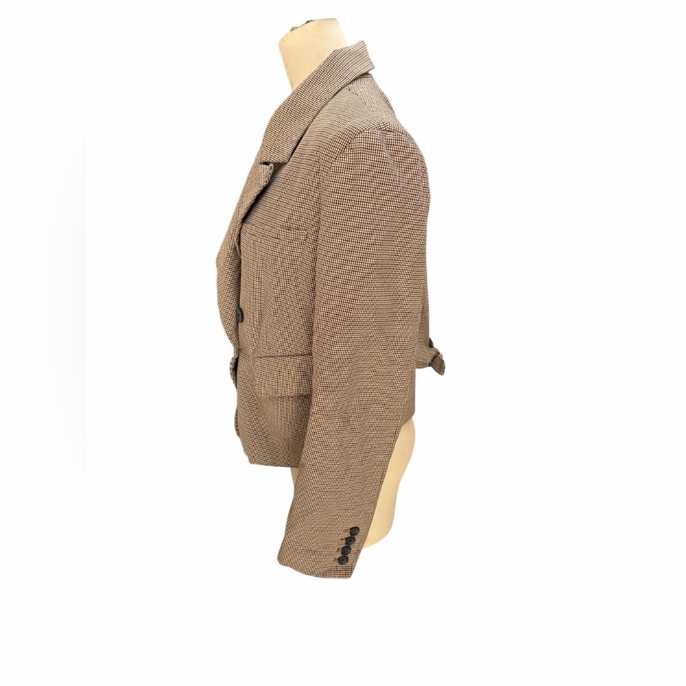 Free People Betty Blazer‎ Houndstooth Size large - Picture 3 of 7